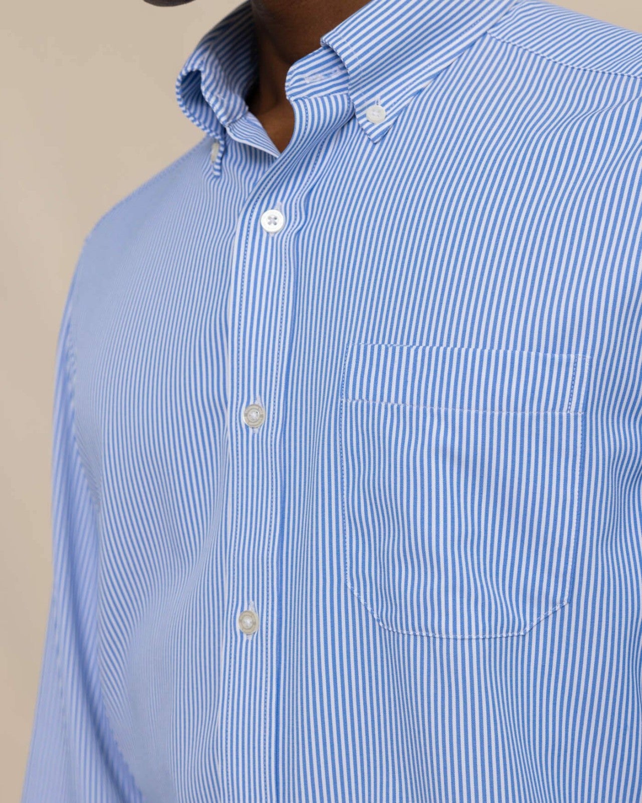 Southern Tide Bengal Stripe brrr°® Intercoastal Sport Shirt For Men