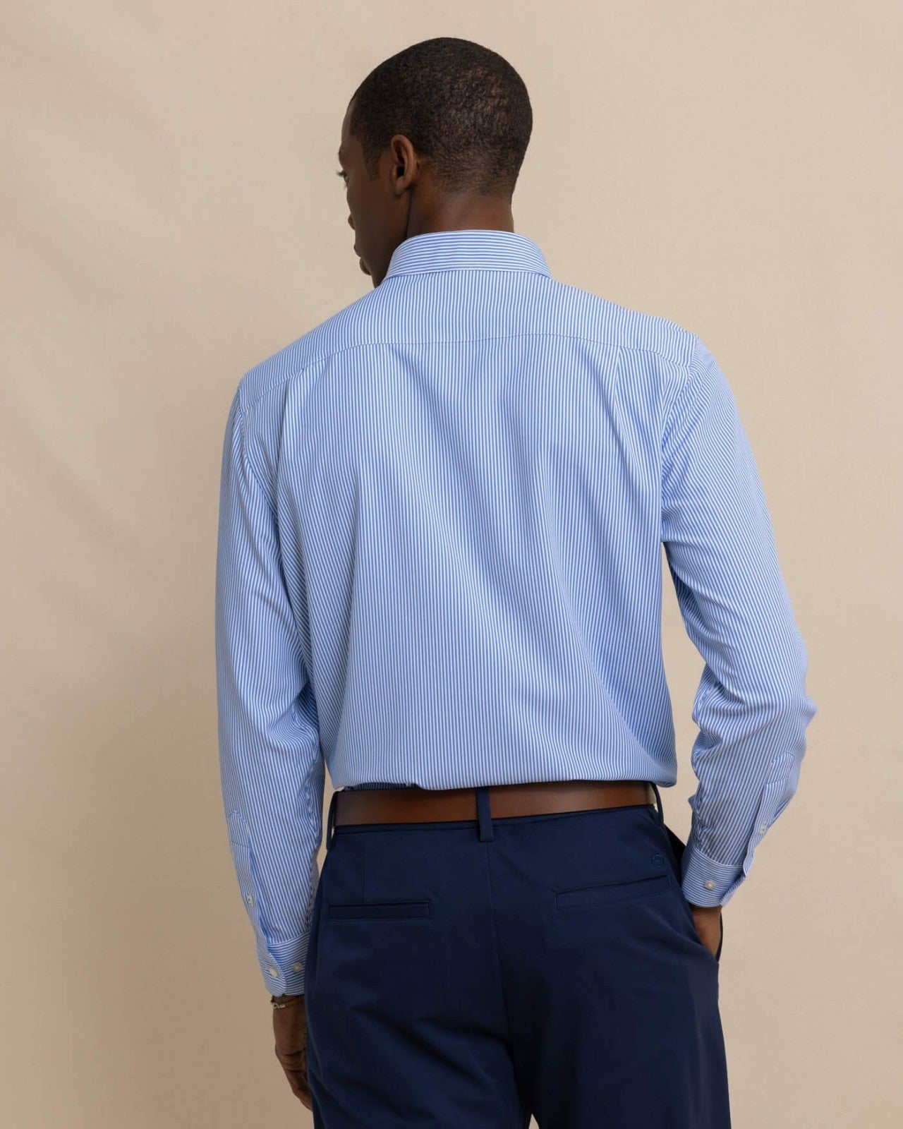 Southern Tide Bengal Stripe brrr°® Intercoastal Sport Shirt For Men