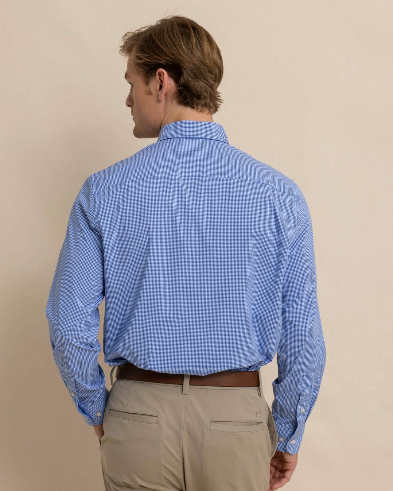 Southern Tide Charleston Parkwood Micro-Gingham Sport Shirt For Men