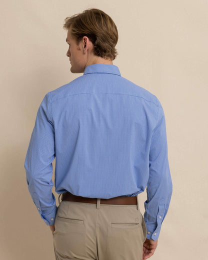 Southern Tide Charleston Parkwood Micro-Gingham Sport Shirt For Men