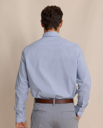 Southern Tide Charleston Summerton Plaid Sport Shirt - Blue For Men