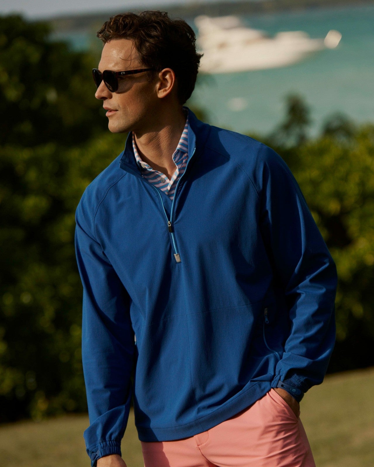 Southern Tide Seabreeze Performance Pullover For Men