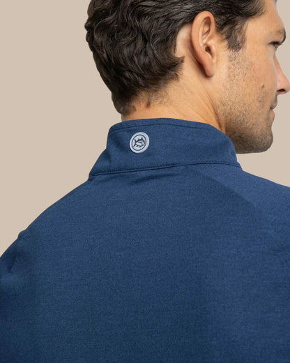 Southern Tide Cruiser Heather Quarter Zip Pullover For Men