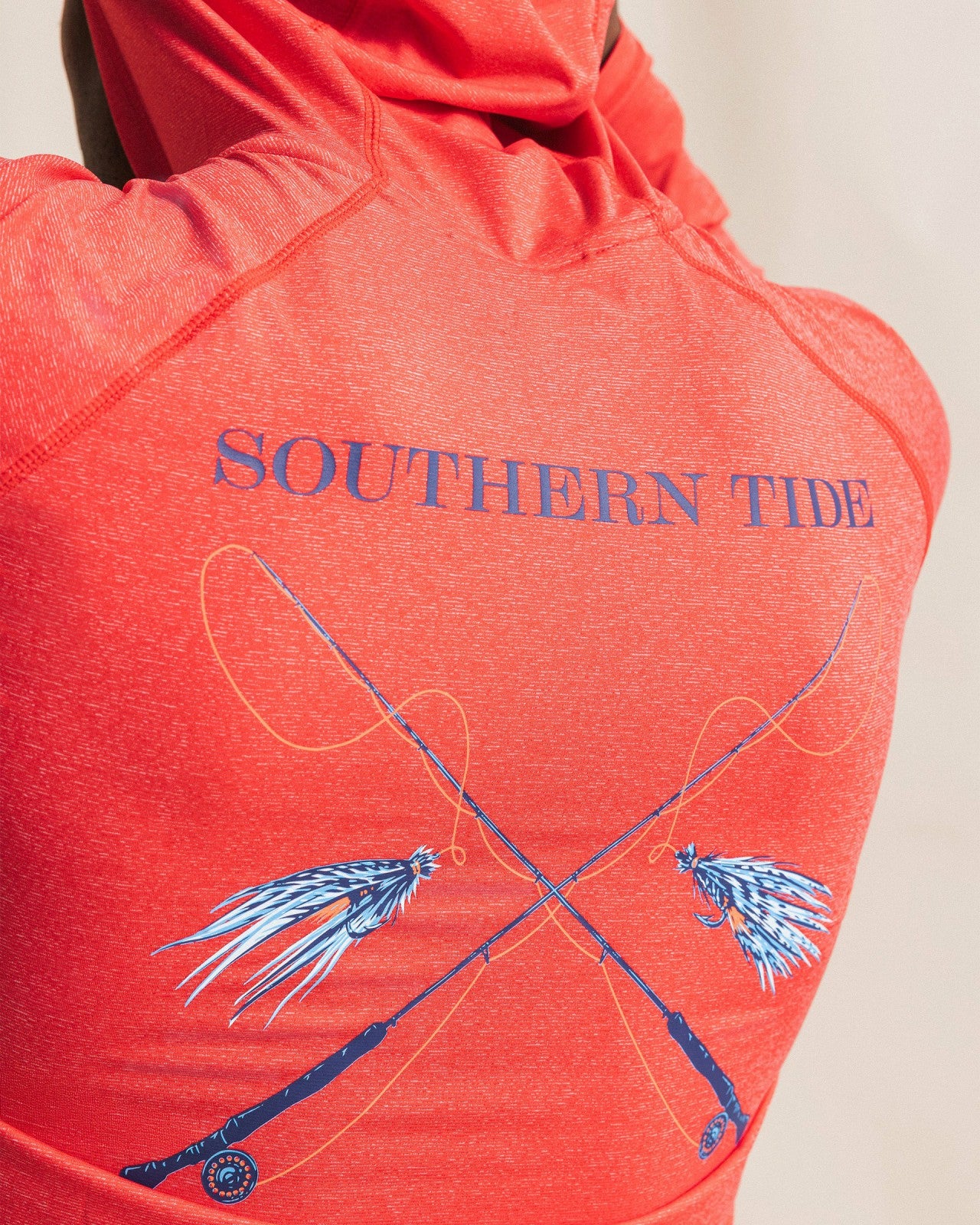 Southern Tide Crossed Lines Coastal Breeze® Performance Hoodie For Men