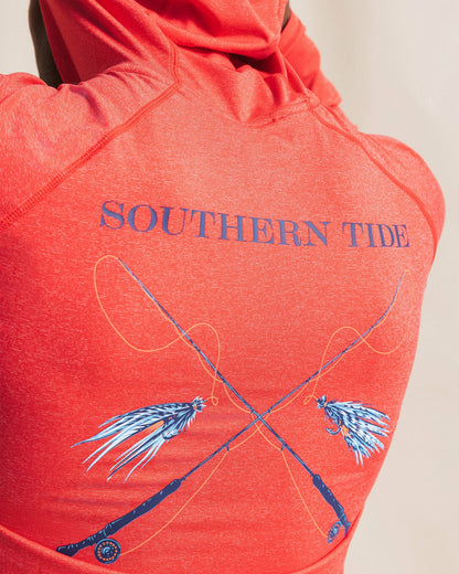 Southern Tide Crossed Lines Coastal Breeze® Performance Hoodie For Men