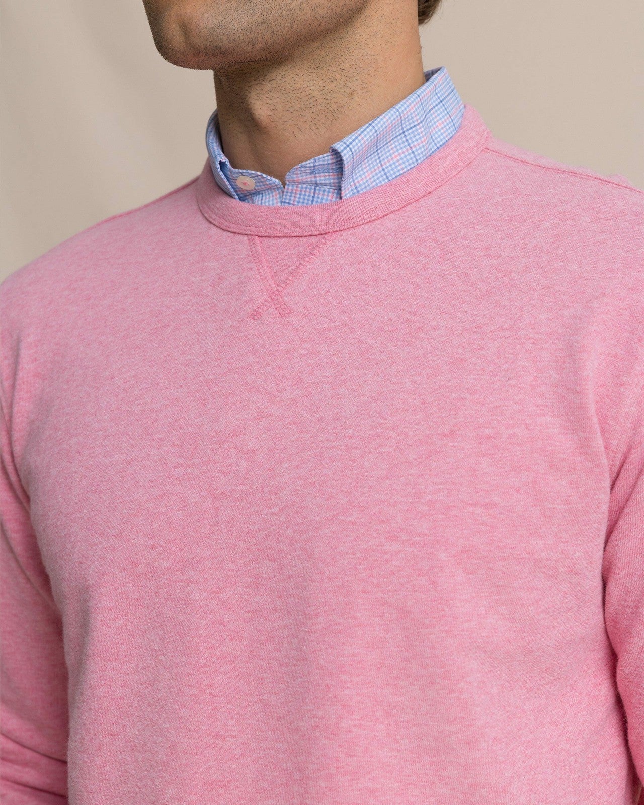 Southern Tide Upper Deck Heather Crew For Men|Sale