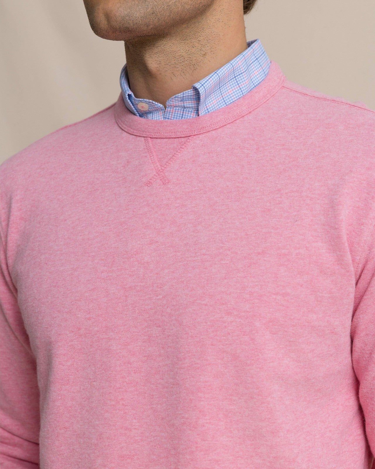 Southern Tide Upper Deck Heather Crew For Men|Sale
