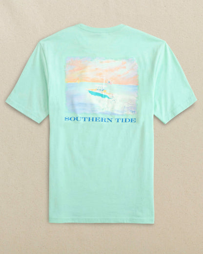 Southern Tide Center Console Short Sleeve T-Shirt For Men