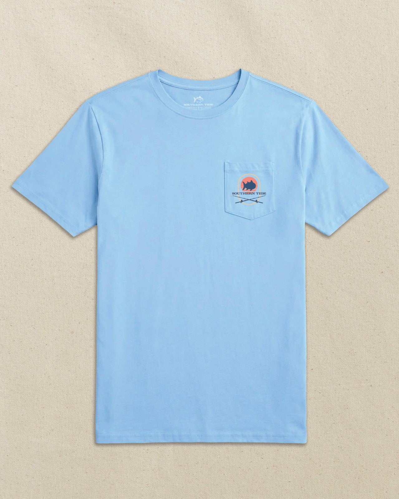 Southern Tide Deep Sea Fishing Boat Short Sleeve T-Shirt For Men