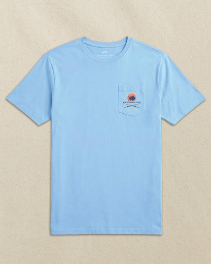 Southern Tide Deep Sea Fishing Boat Short Sleeve T-Shirt For Men