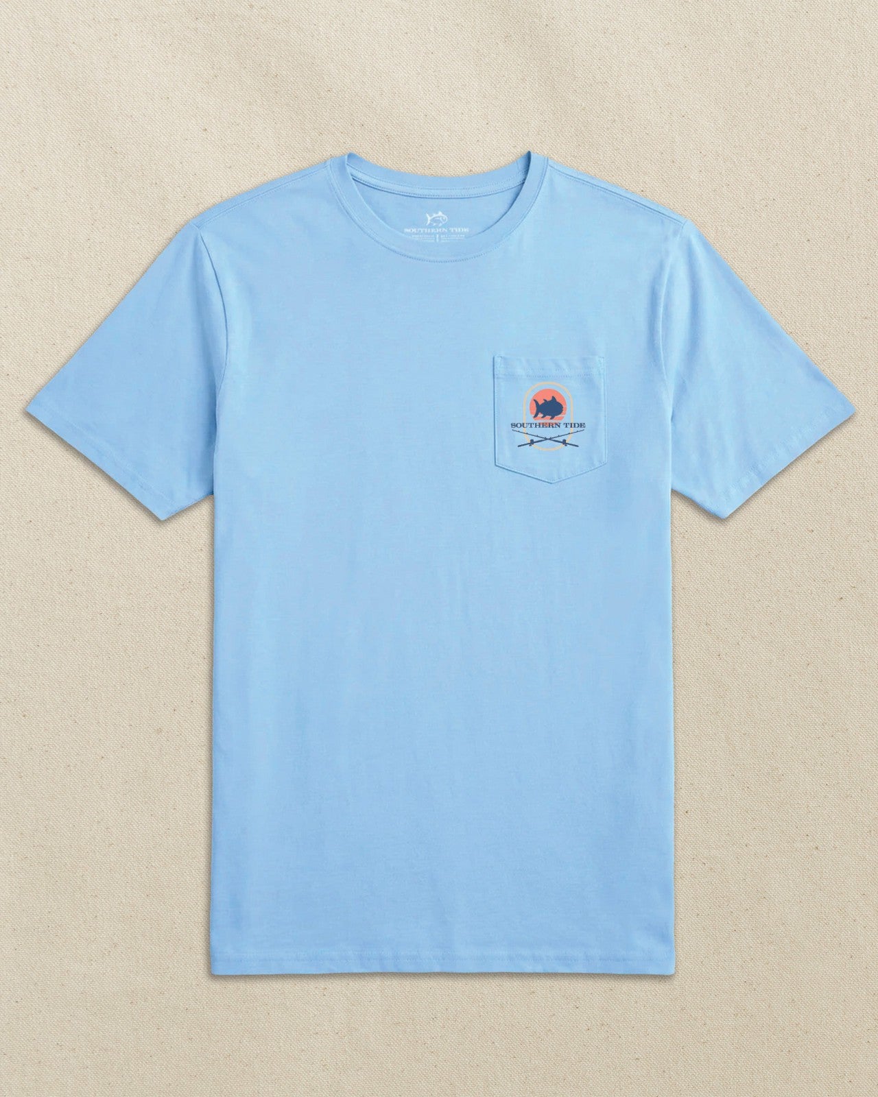Southern Tide Deep Sea Fishing Boat Short Sleeve T-Shirt For Men