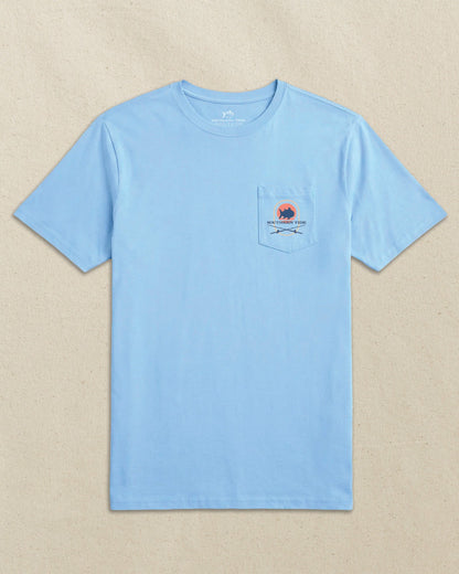 Southern Tide Deep Sea Fishing Boat Short Sleeve T-Shirt For Men