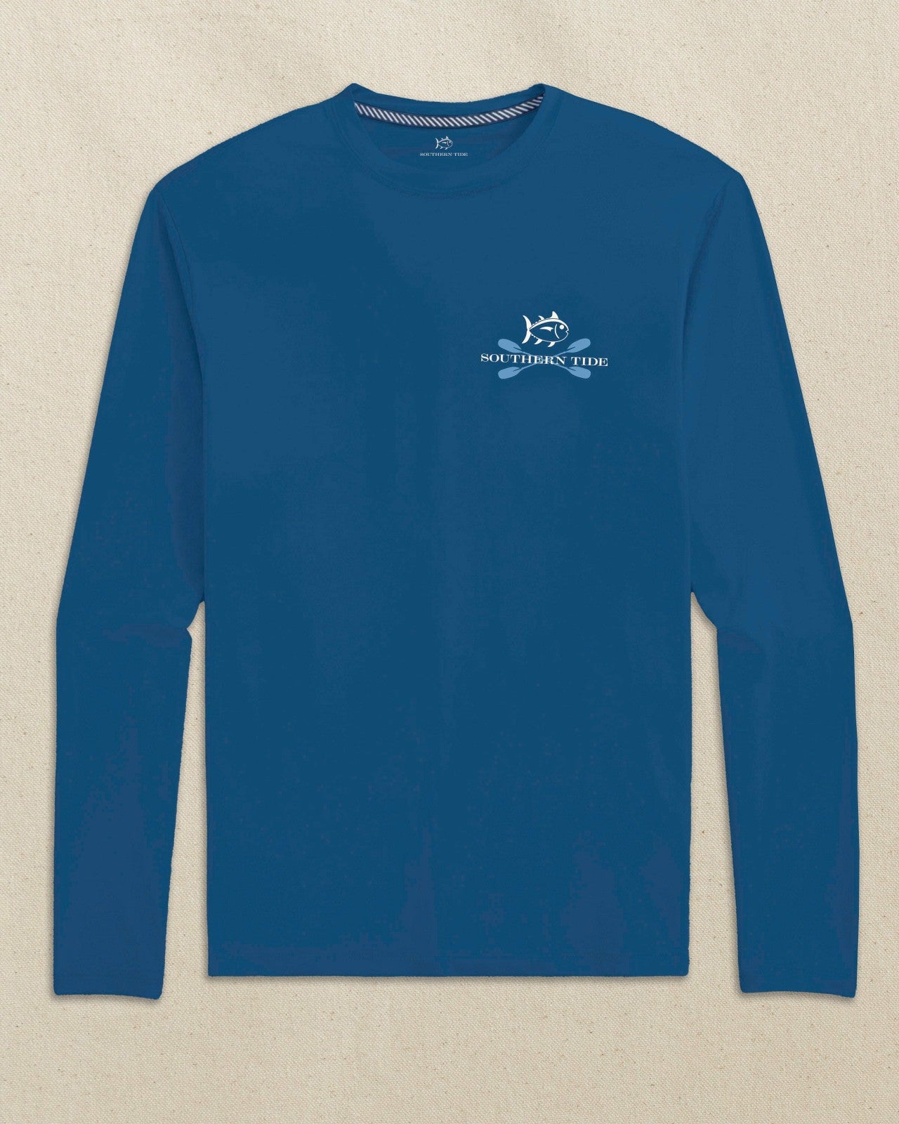 Southern Tide Americana Kayaks Long Sleeve Performance T-Shirt For Men