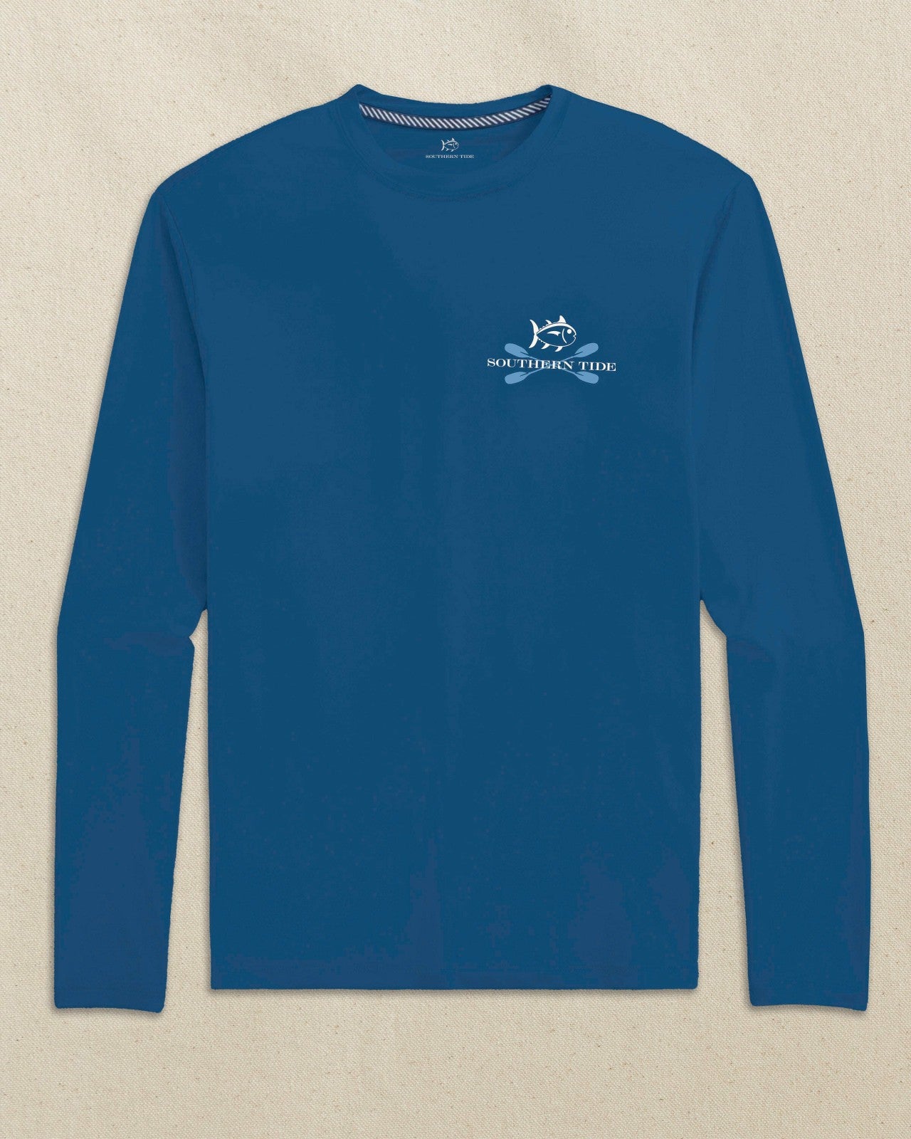Southern Tide Americana Kayaks Long Sleeve Performance T-Shirt For Men