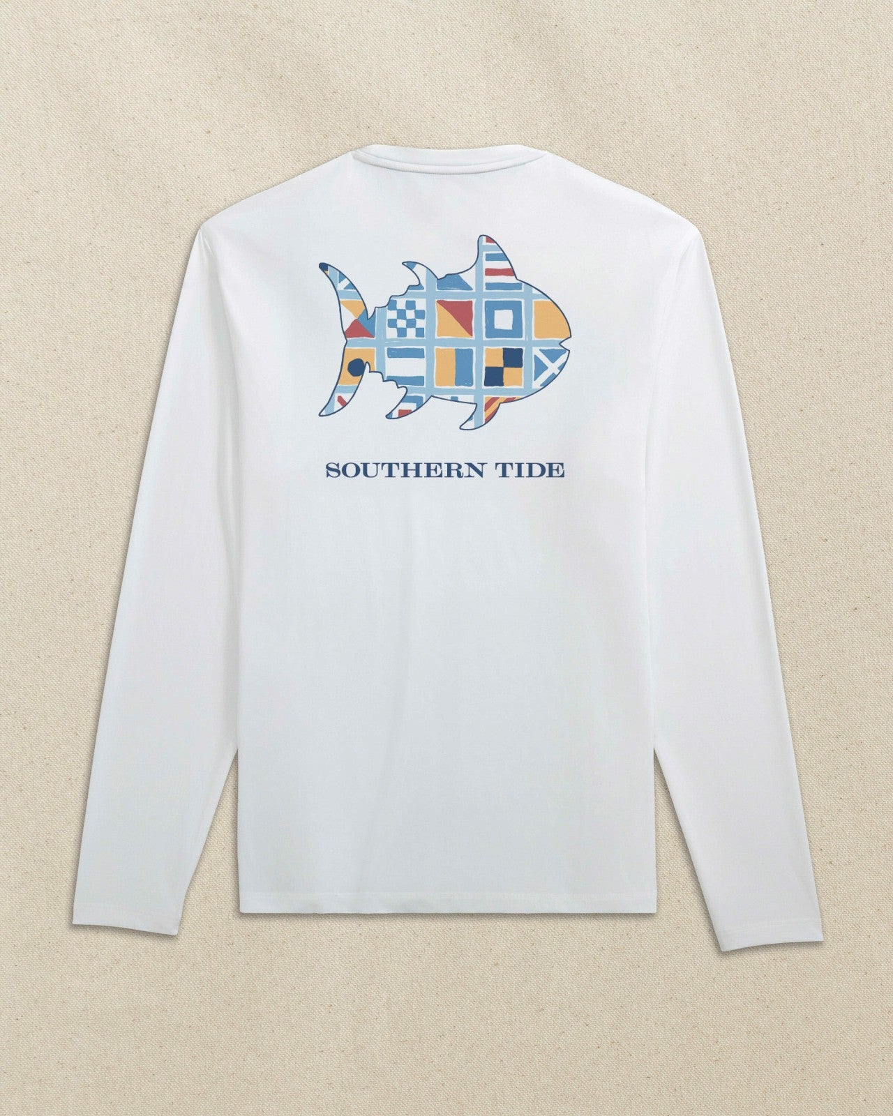 Southern Tide Skipjack Nautical Flag Performance T-Shirt For Men