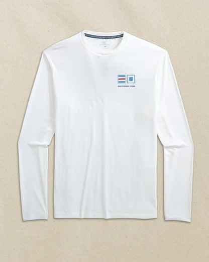 Southern Tide Skipjack Nautical Flag Performance T-Shirt For Men