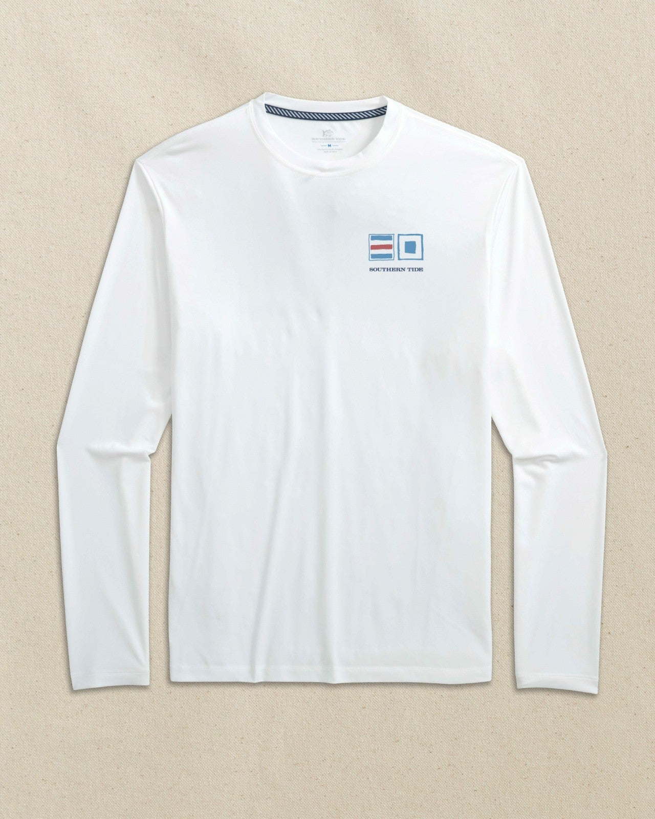 Southern Tide Skipjack Nautical Flag Performance T-Shirt For Men