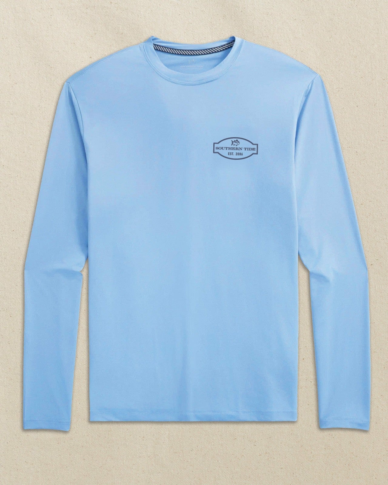 Southern Tide Yellowfin Frame Long Sleeve Performance T-Shirt For Men