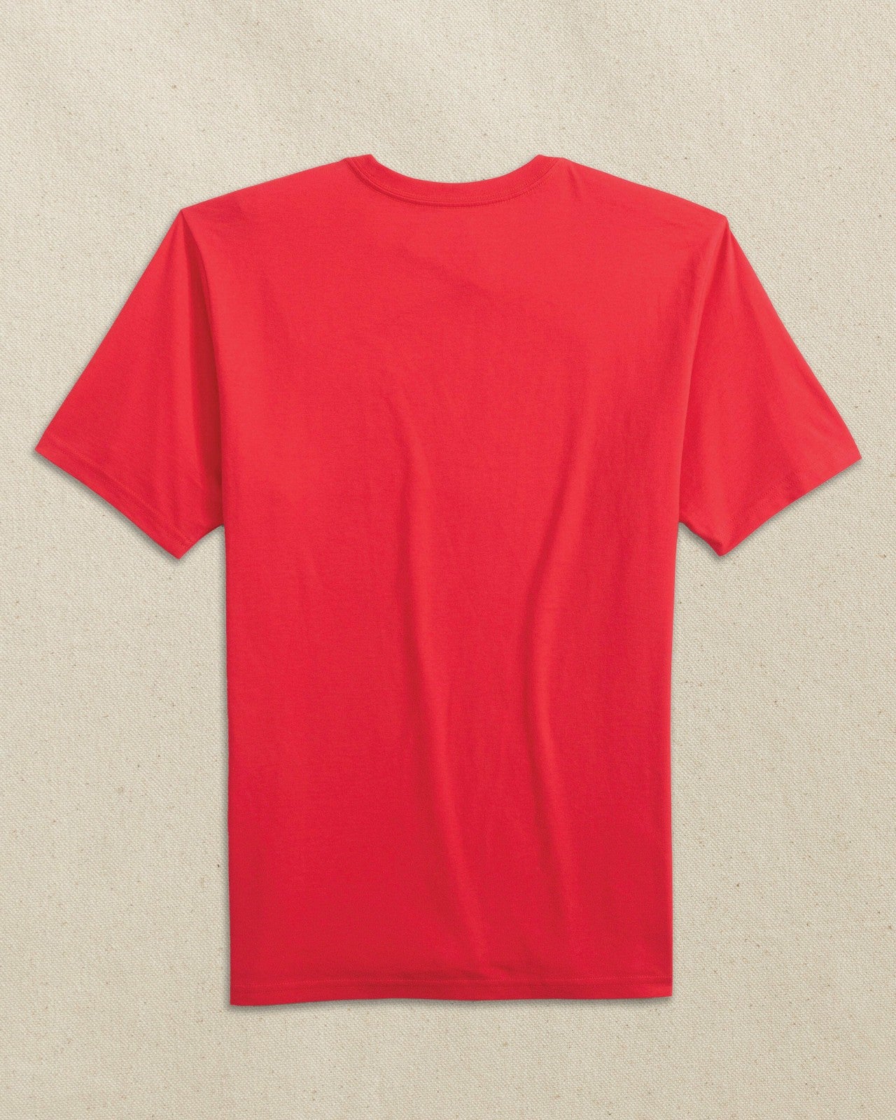 Southern Tide Embroidered Skipjack T-Shirt - Red & Black For Men|Collegiate