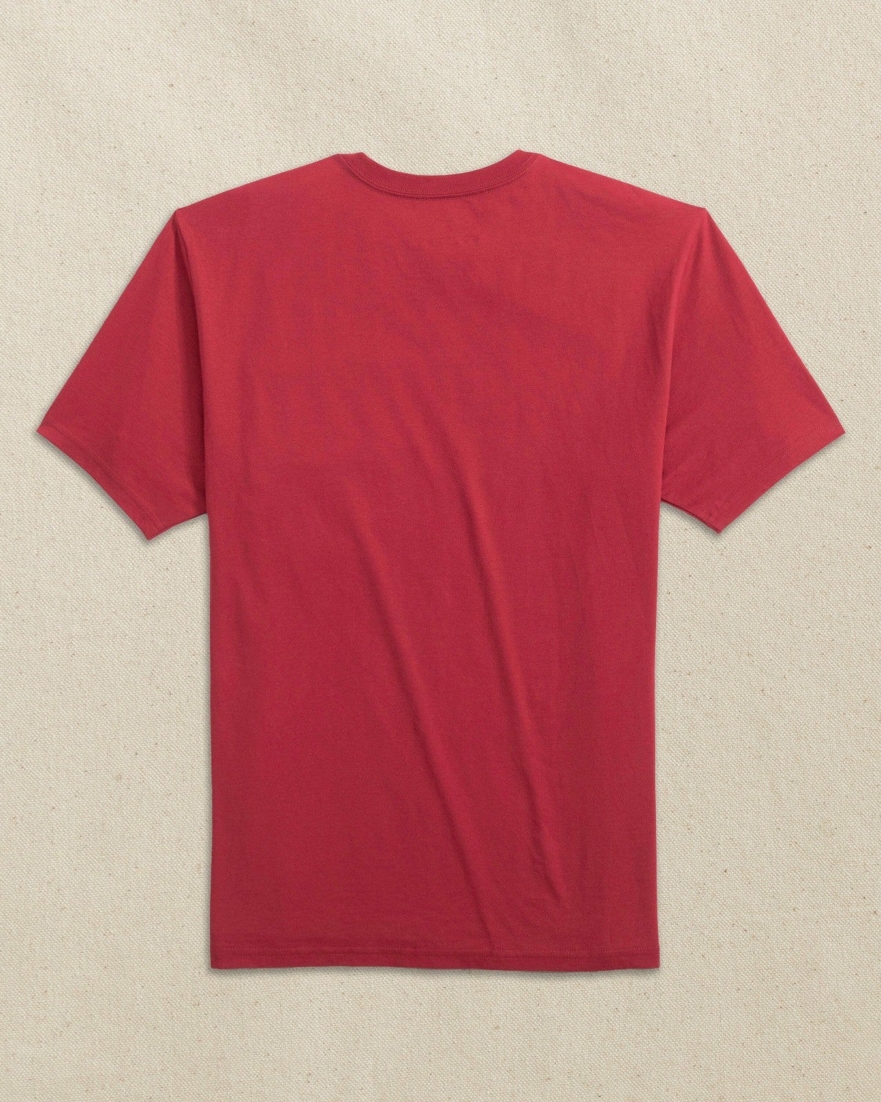 Southern Tide Embroidered Skipjack T-Shirt - Crimson & Gold For Men