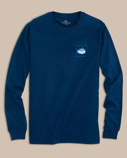 Southern Tide Long Sleeve Skipjack Graphic T-shirt For Men|Kids