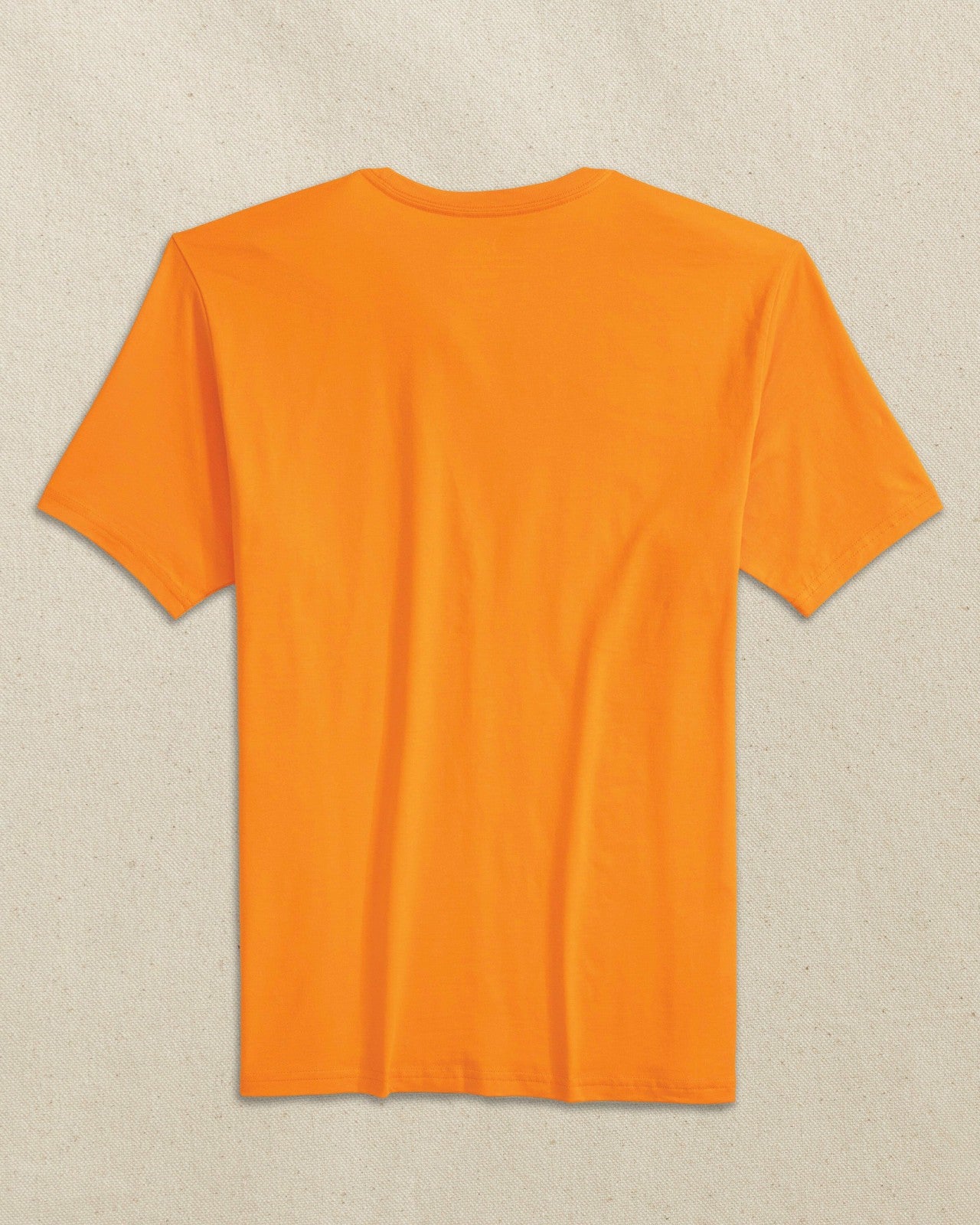 Southern Tide Embroidered Skipjack T-Shirt - Orange & White For Men
