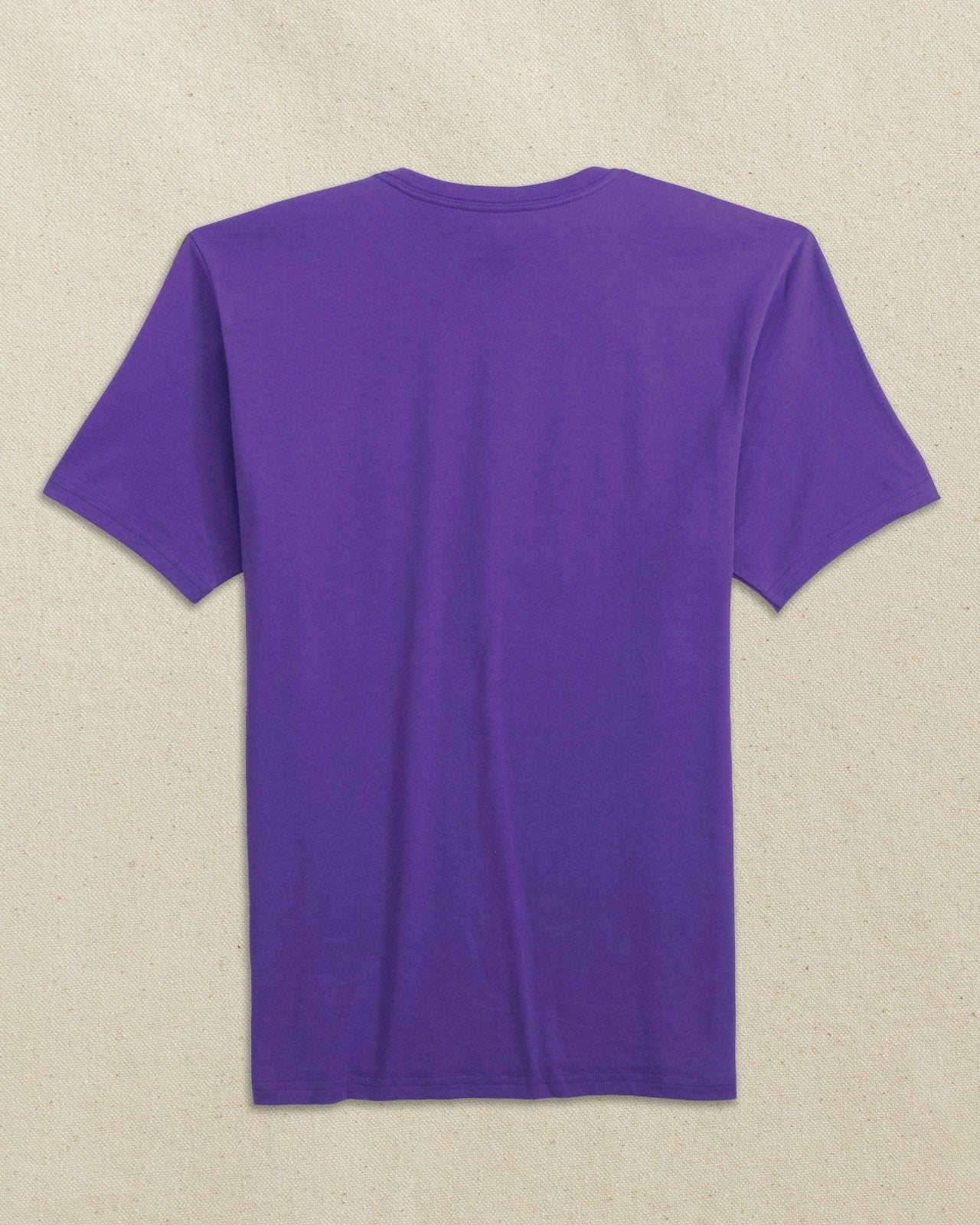 Southern Tide Embroidered Skipjack T-Shirt - Purple & Yellow For Men