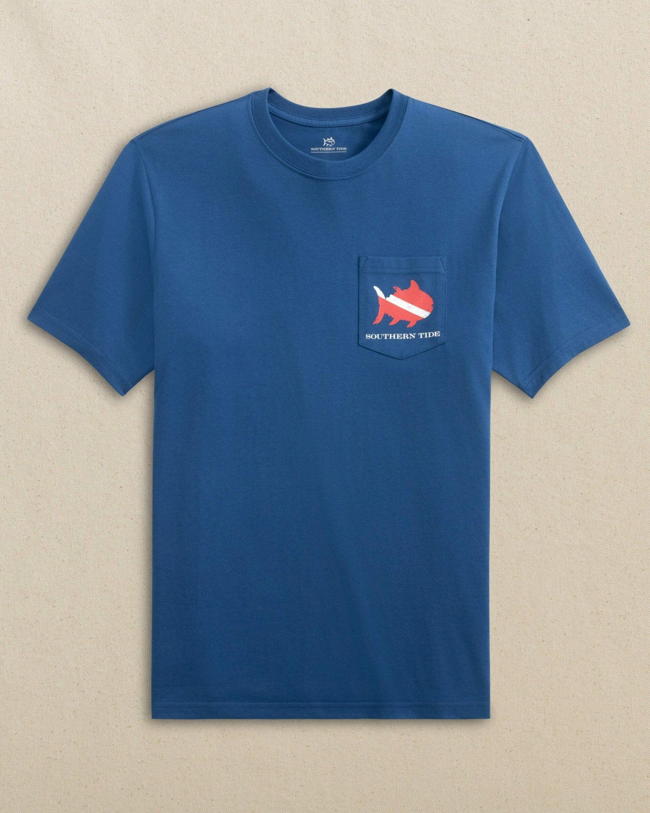 Southern Tide Skipjack Scuba Flag Short Sleeve T-Shirt For Men|Sale