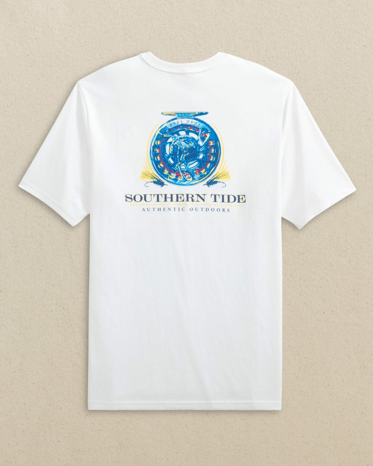 Southern Tide Reel Deal Short Sleeve T-Shirt For Men|Sale