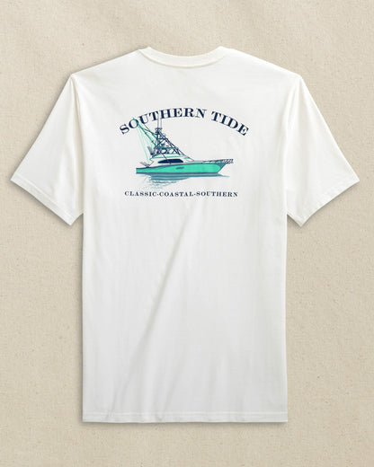 Southern Tide Fishing Boat Short Sleeve T-Shirt For Men|Sale