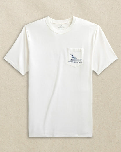 Southern Tide Fishing Boat Short Sleeve T-Shirt For Men|Sale