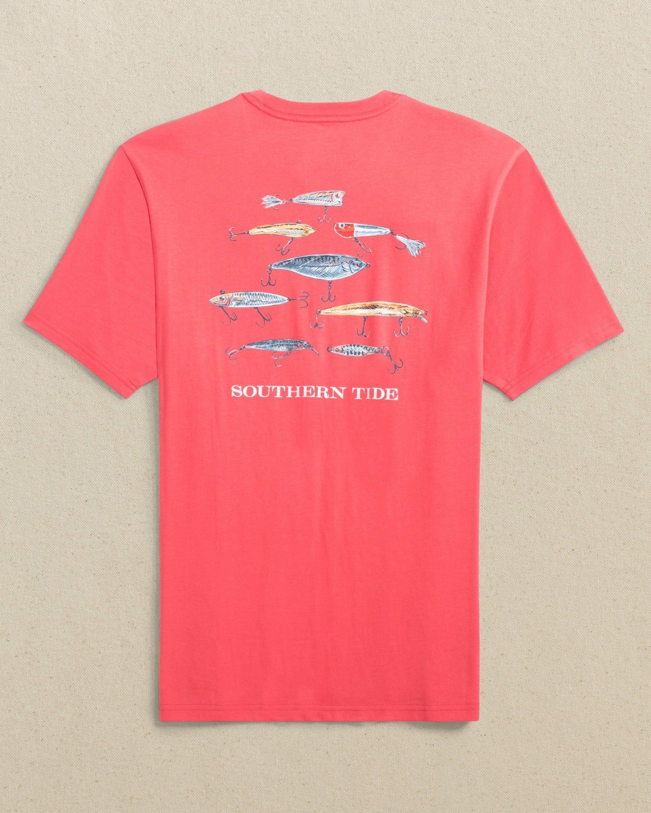 Southern Tide Saltwater Lures Short Sleeve T-Shirt For Men