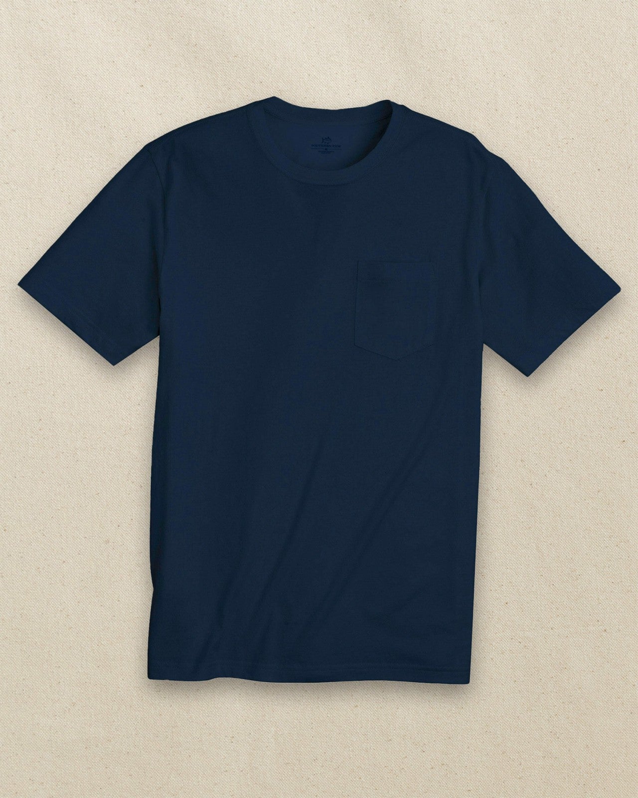 Southern Tide Navy Classic Short Sleeve Pocket T-Shirt For Men
