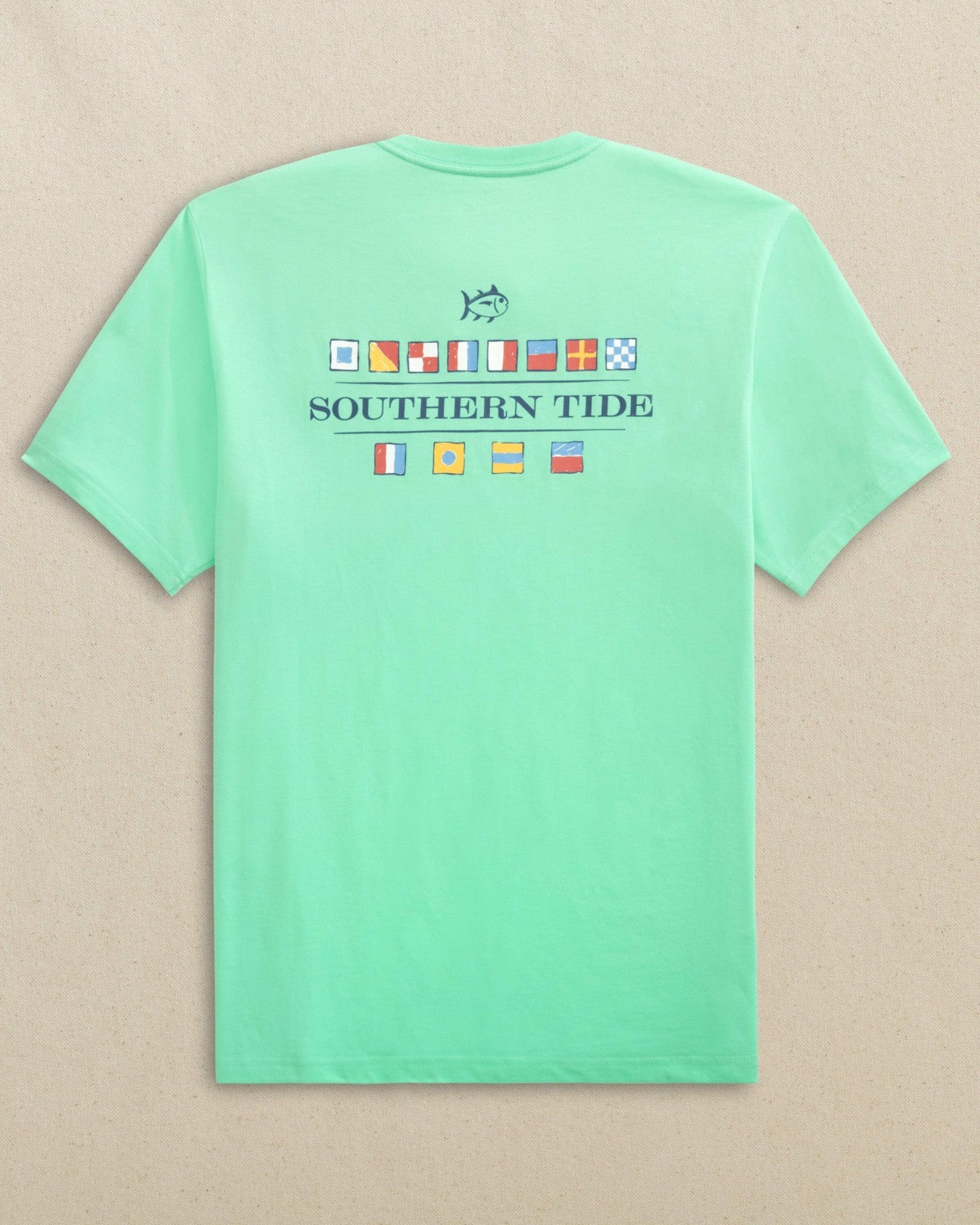 Southern Tide Nautical Flags Short Sleeve T-Shirt For Men