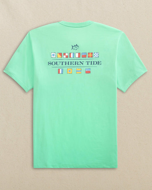 Southern Tide Nautical Flags Short Sleeve T-Shirt For Men