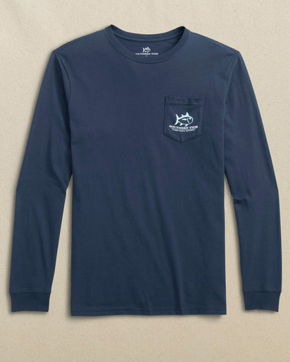 Southern Tide Rising Skipjack Long Sleeve T-Shirt For Men