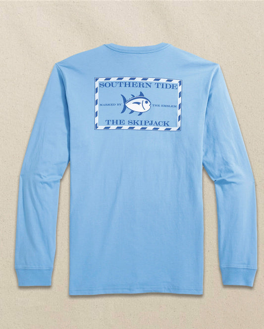 Southern Tide Original Skipjack Long Sleeve Pocket T-Shirt For Men