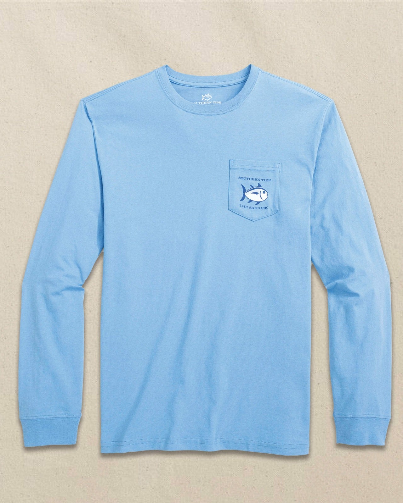 Southern Tide Original Skipjack Long Sleeve Pocket T-Shirt For Men