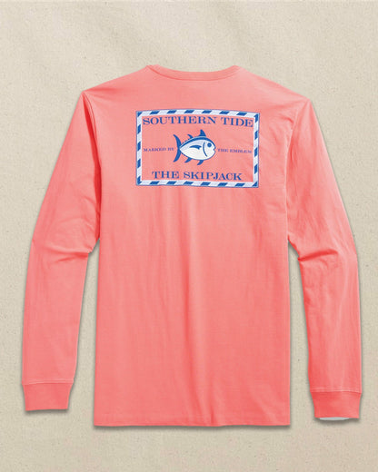 Southern Tide Original Skipjack Long Sleeve Pocket T-Shirt For Men