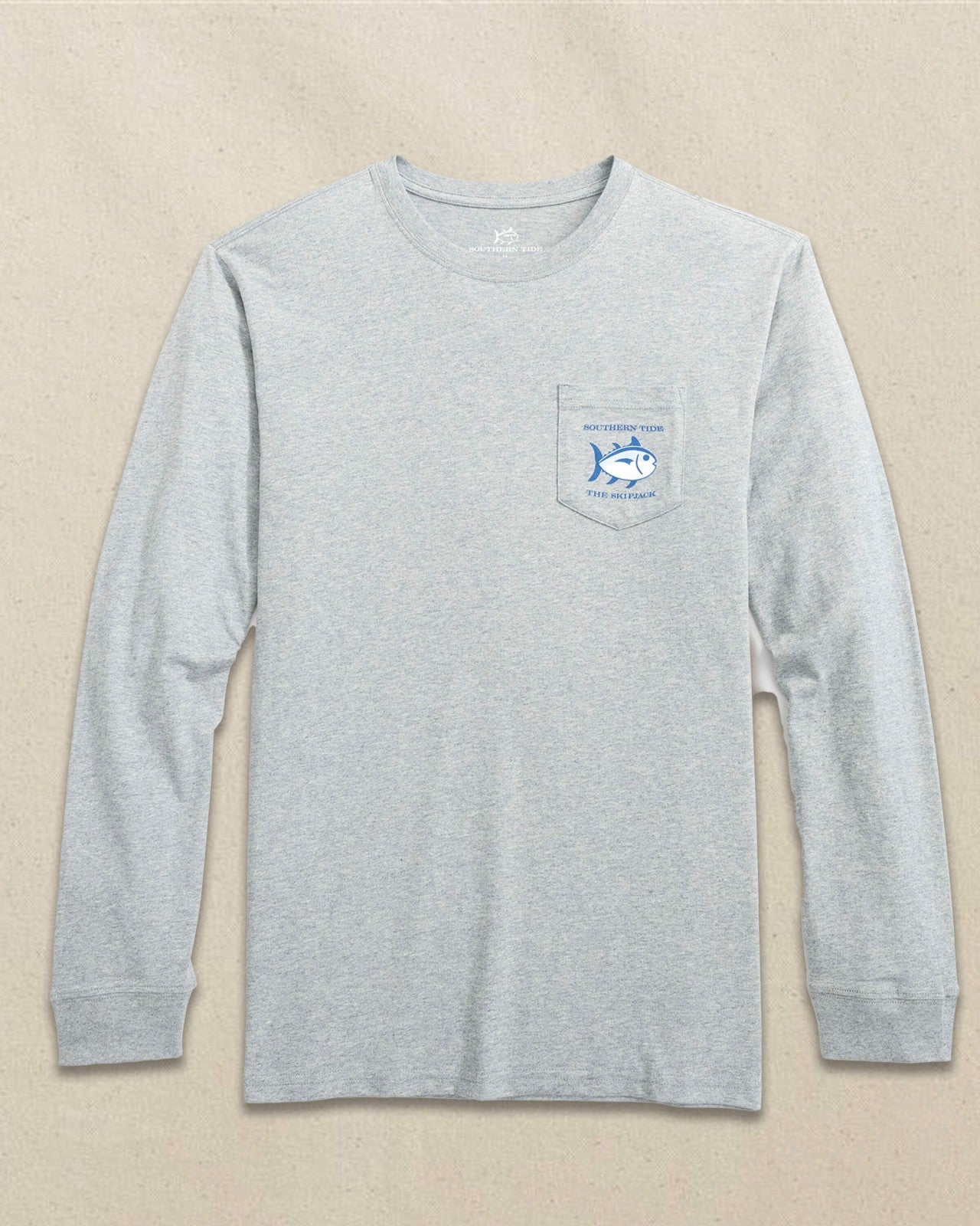 Southern Tide Original Skipjack Long Sleeve Pocket T-Shirt For Men