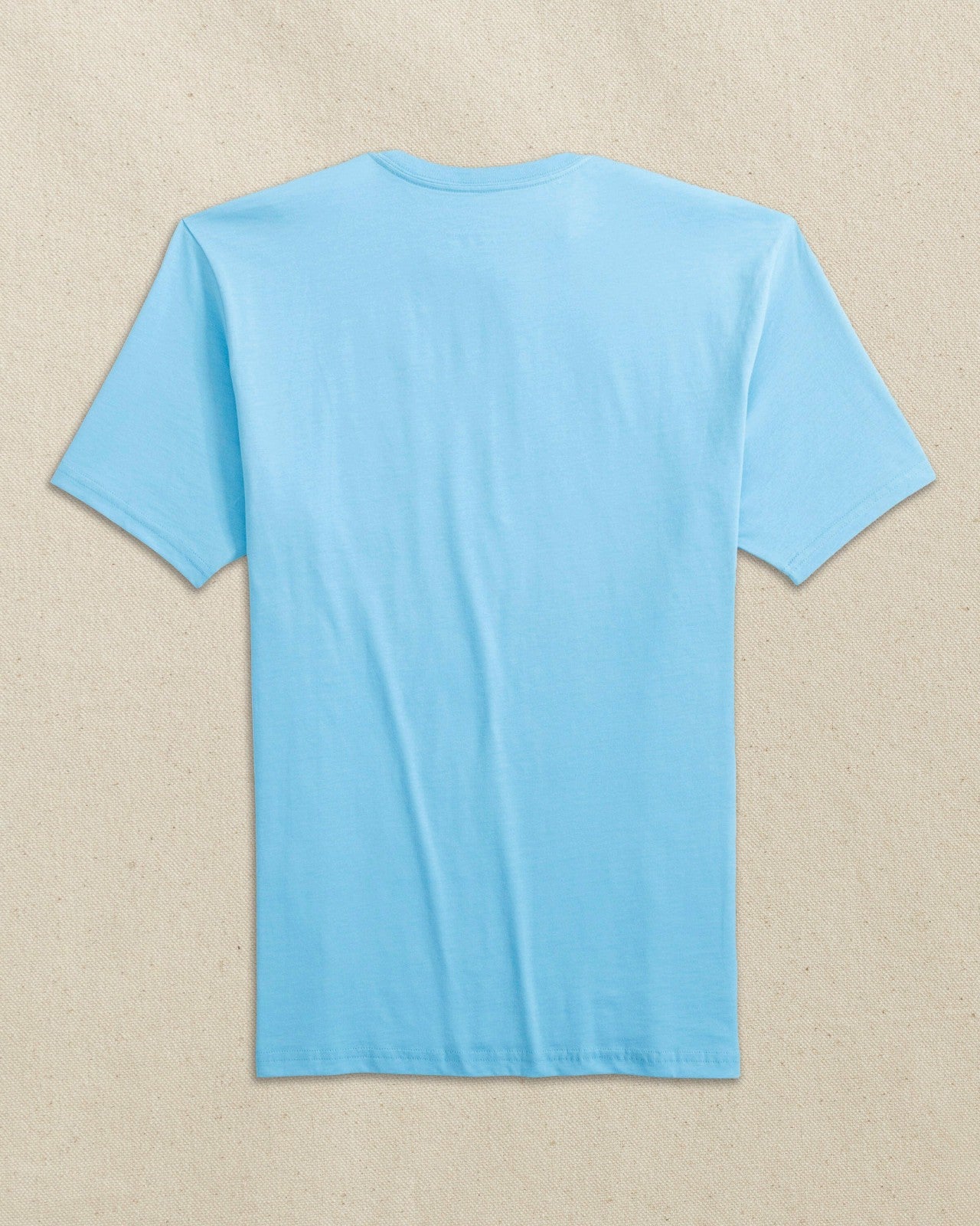 Southern Tide Embroidered Skipjack Tee - Light Blue & White For Men