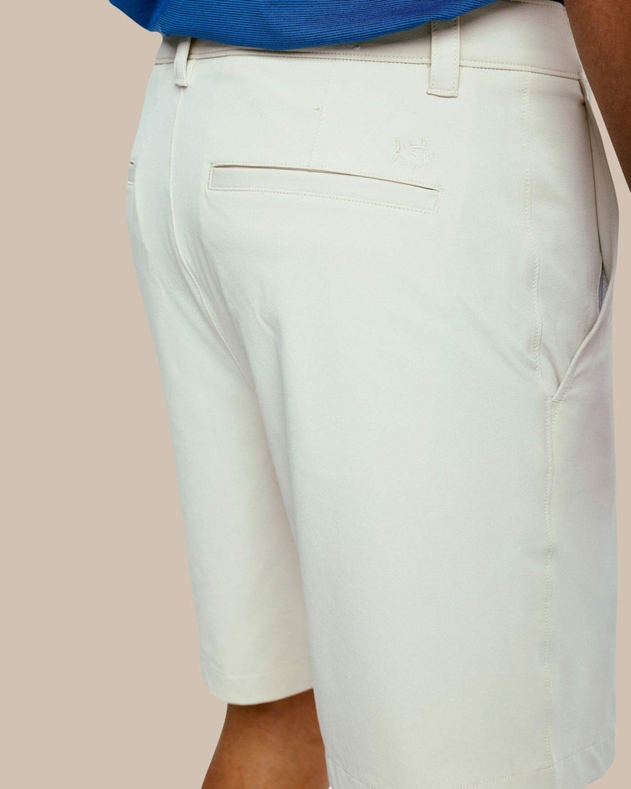 Southern Tide brrr°®-die 8 Inch Performance Golf Short - Stone For Men