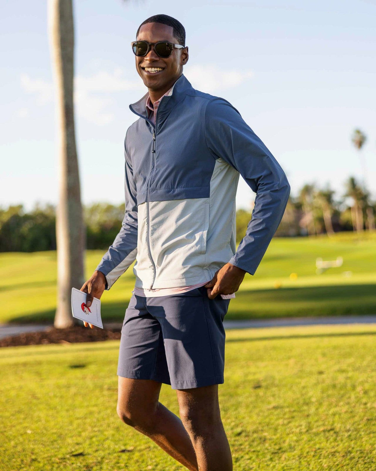 Southern Tide brrr°®-die 8 Inch Performance Golf Short - Navy For Men
