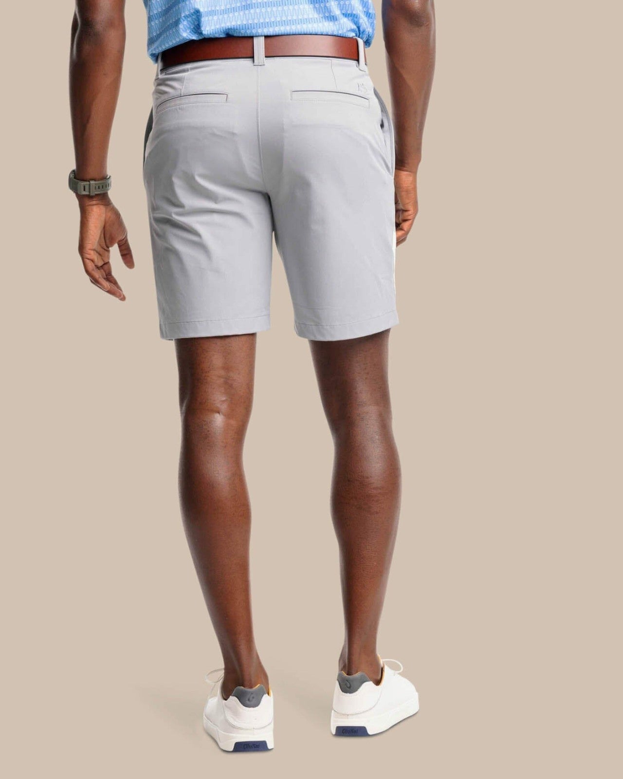 Southern Tide brrr°®-die 8 Inch Performance Golf Short - Steel Grey For Men