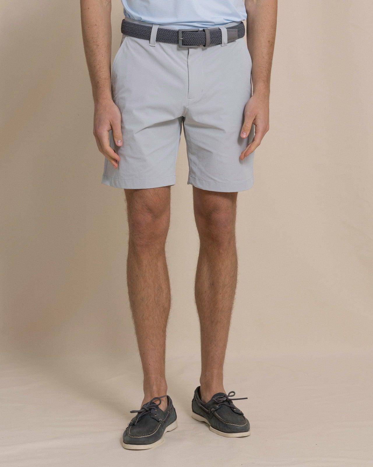 Southern Tide Birdie 8" Performance Short - Seagull Grey For Men