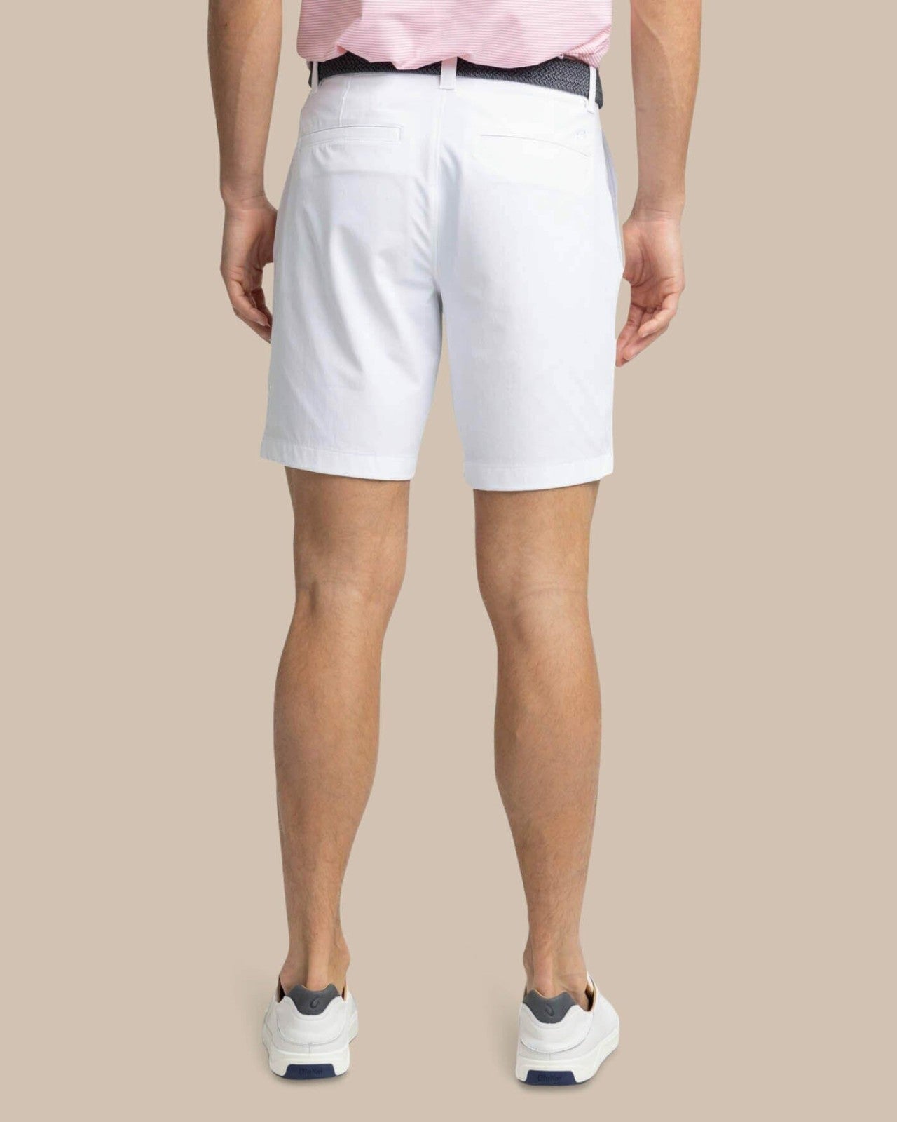 Southern Tide brrr°®-die 8 Inch Performance Golf Short - White For Men