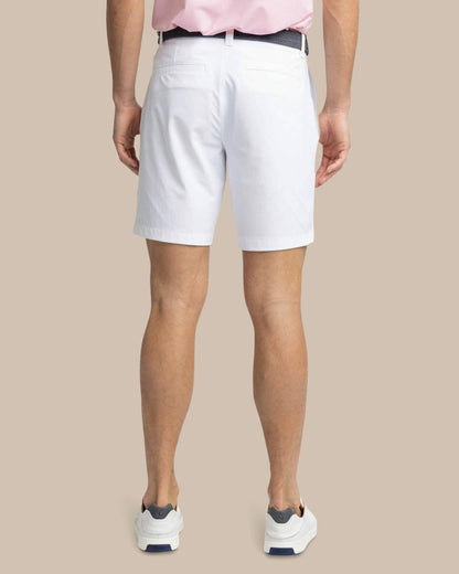 Southern Tide brrr°®-die 8 Inch Performance Golf Short - White For Men
