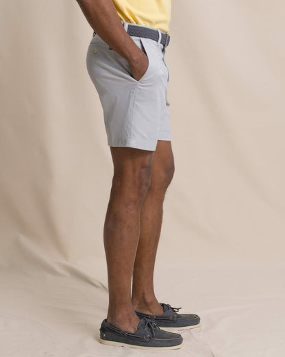 Southern Tide Channel Marker 7" Chino Short - Seagull Grey For Men