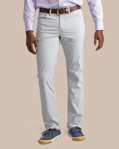 Southern Tide Mens Slim Fit Performance Chino Pants – Grey For Men