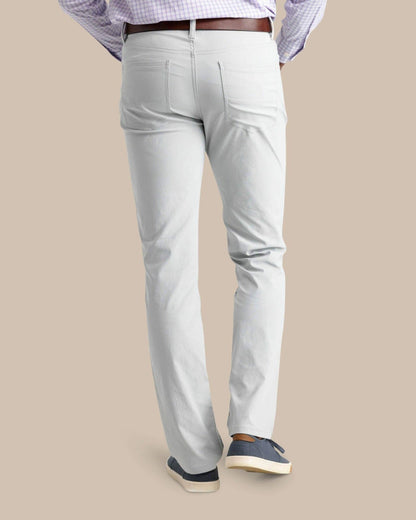 Southern Tide Mens Slim Fit Performance Chino Pants – Grey For Men